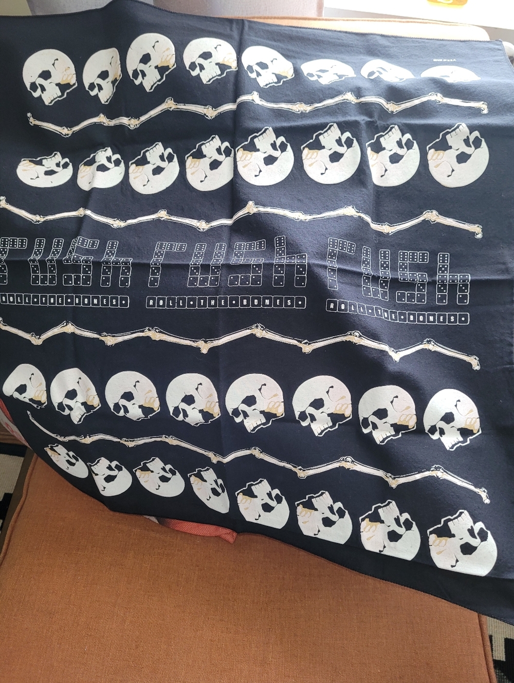 Vintage Official RUSH MERCH Bandana from A Show